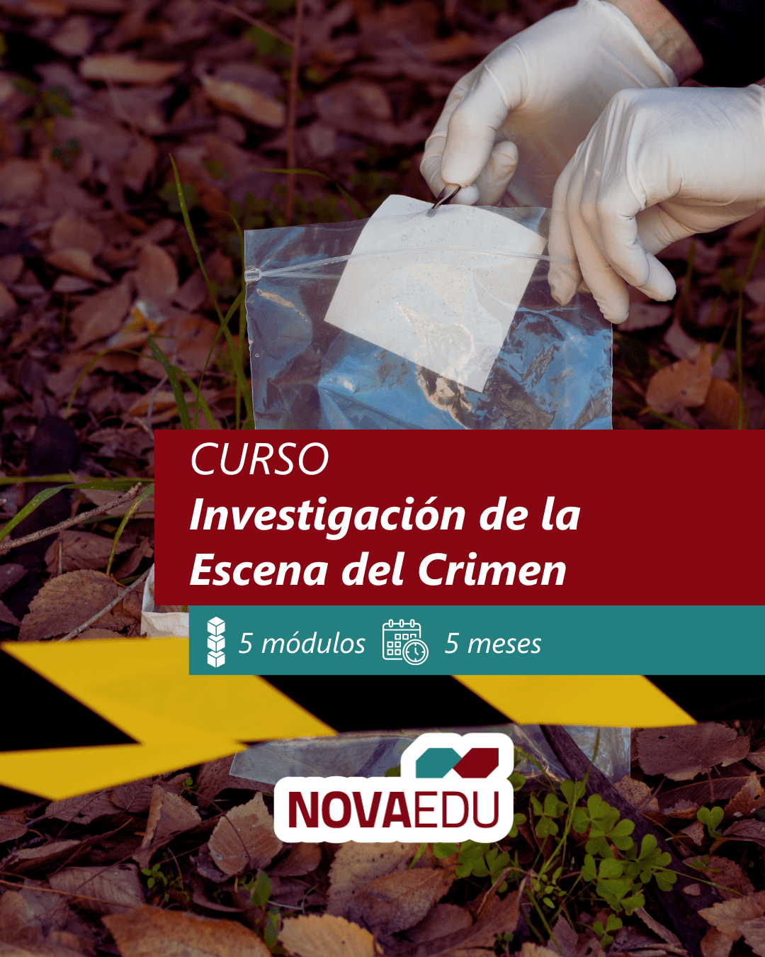 Curso de Investigación de la Escena del Crimen – NOVAEDU